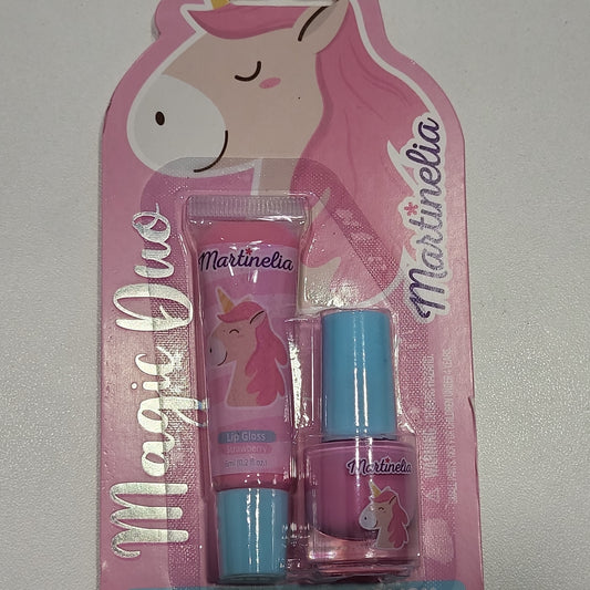 Lip gloss + Nail Polish